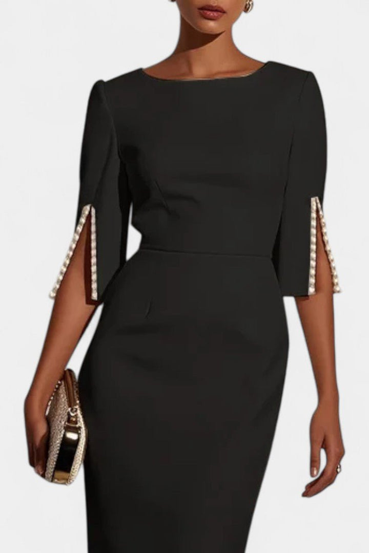 Abito midi Donna | Maniche con Spacco & Silhouette Elegante