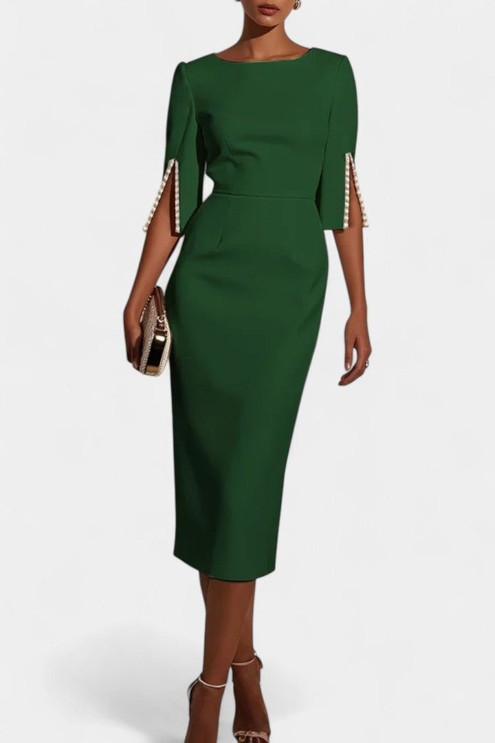 Abito midi Donna | Maniche con Spacco & Silhouette Elegante