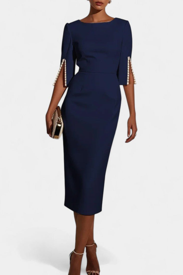 Abito midi Donna | Maniche con Spacco & Silhouette Elegante