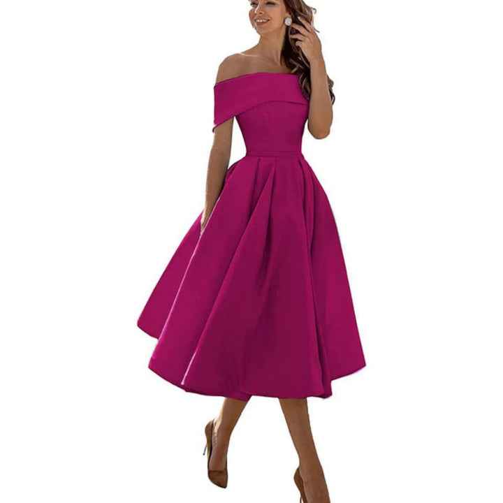 Abito midi Donna | Spalle scoperte & Linea valorizzante