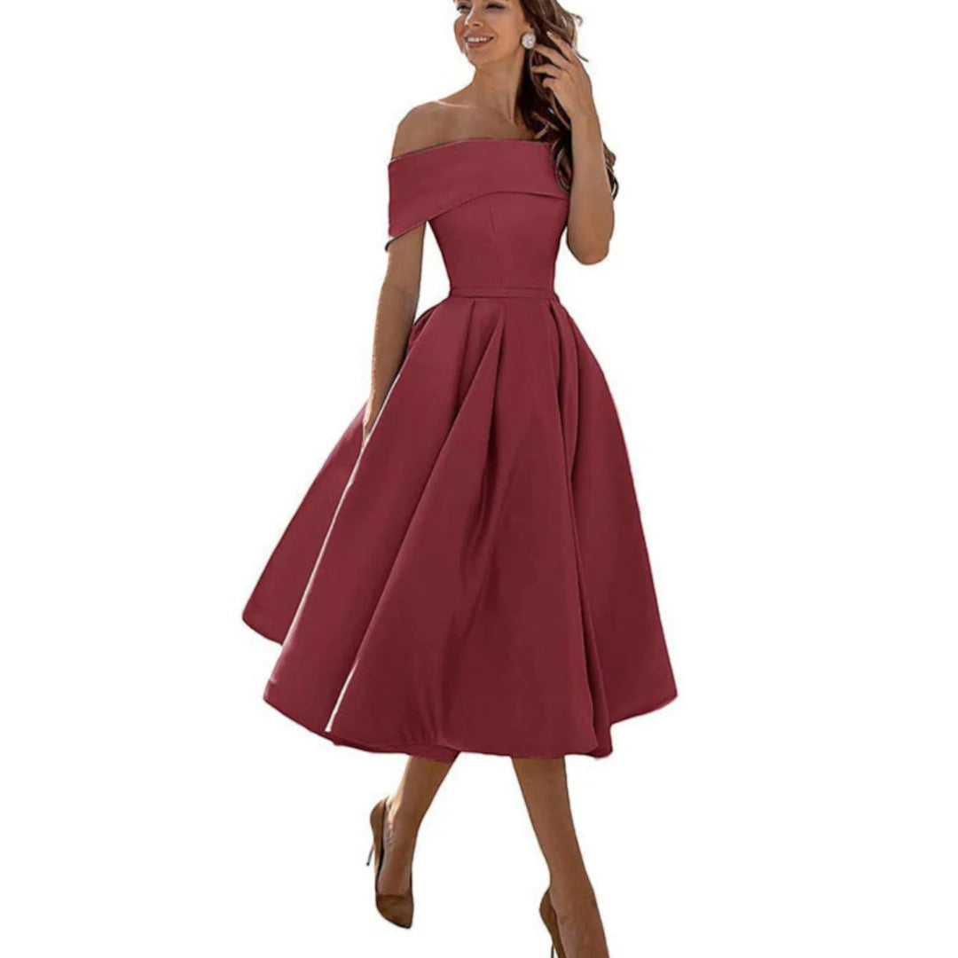 Abito midi Donna | Spalle scoperte & Linea valorizzante