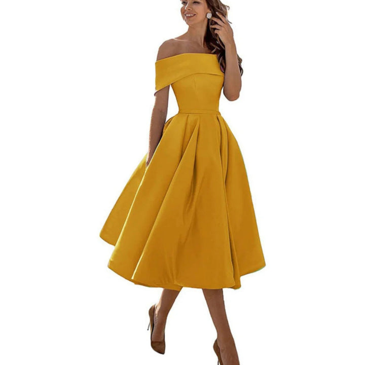 Abito midi Donna | Spalle scoperte & Linea valorizzante