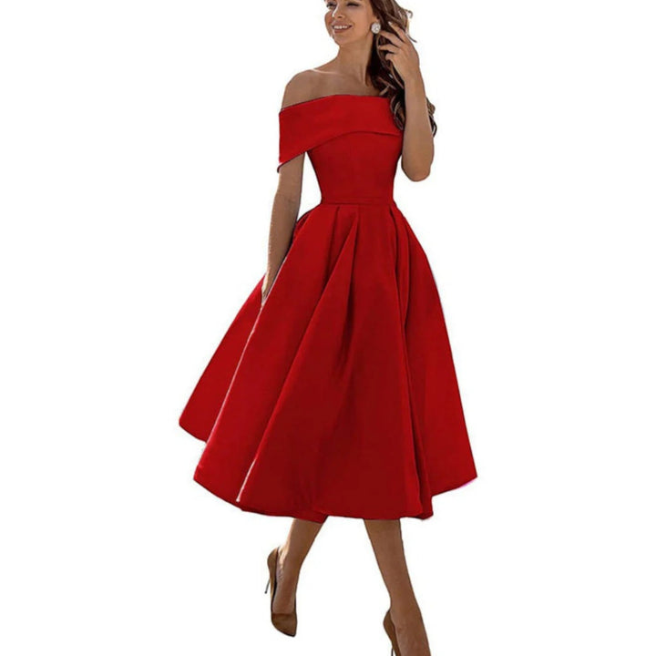 Abito midi Donna | Spalle scoperte & Linea valorizzante