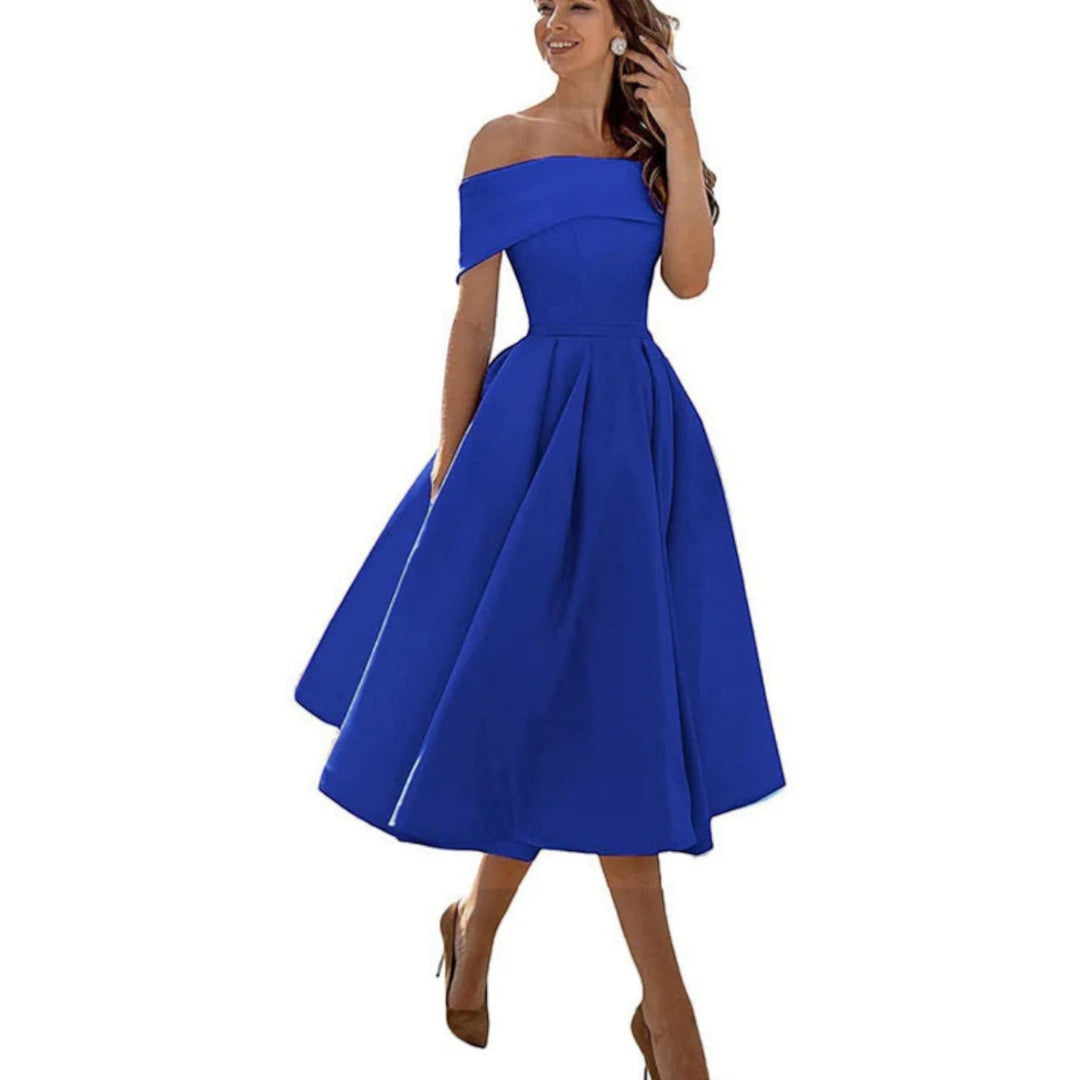 Abito midi Donna | Spalle scoperte & Linea valorizzante