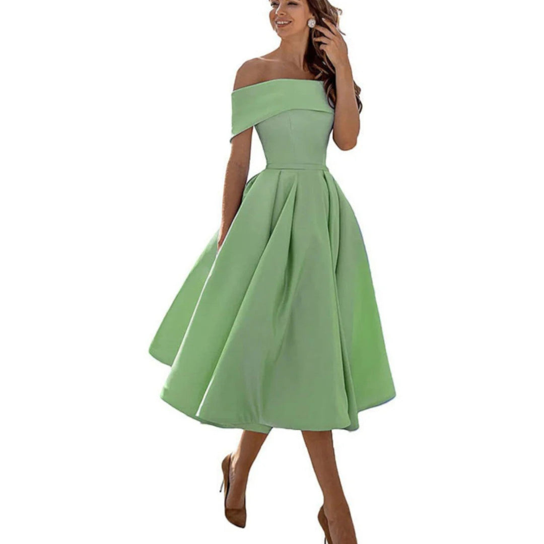 Abito midi Donna | Spalle scoperte & Linea valorizzante