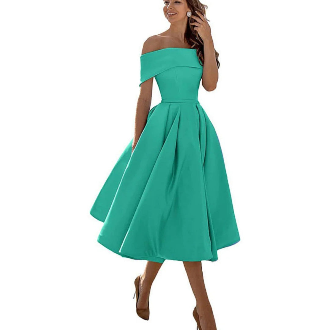 Abito midi Donna | Spalle scoperte & Linea valorizzante
