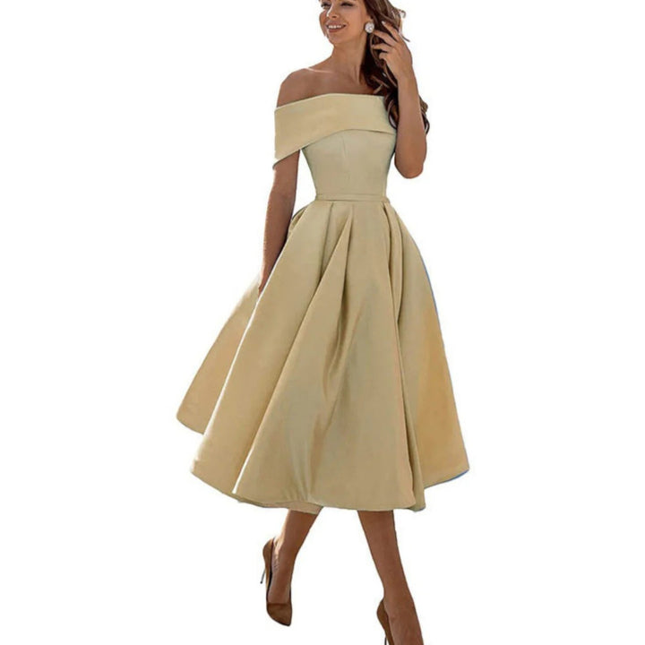 Abito midi Donna | Spalle scoperte & Linea valorizzante