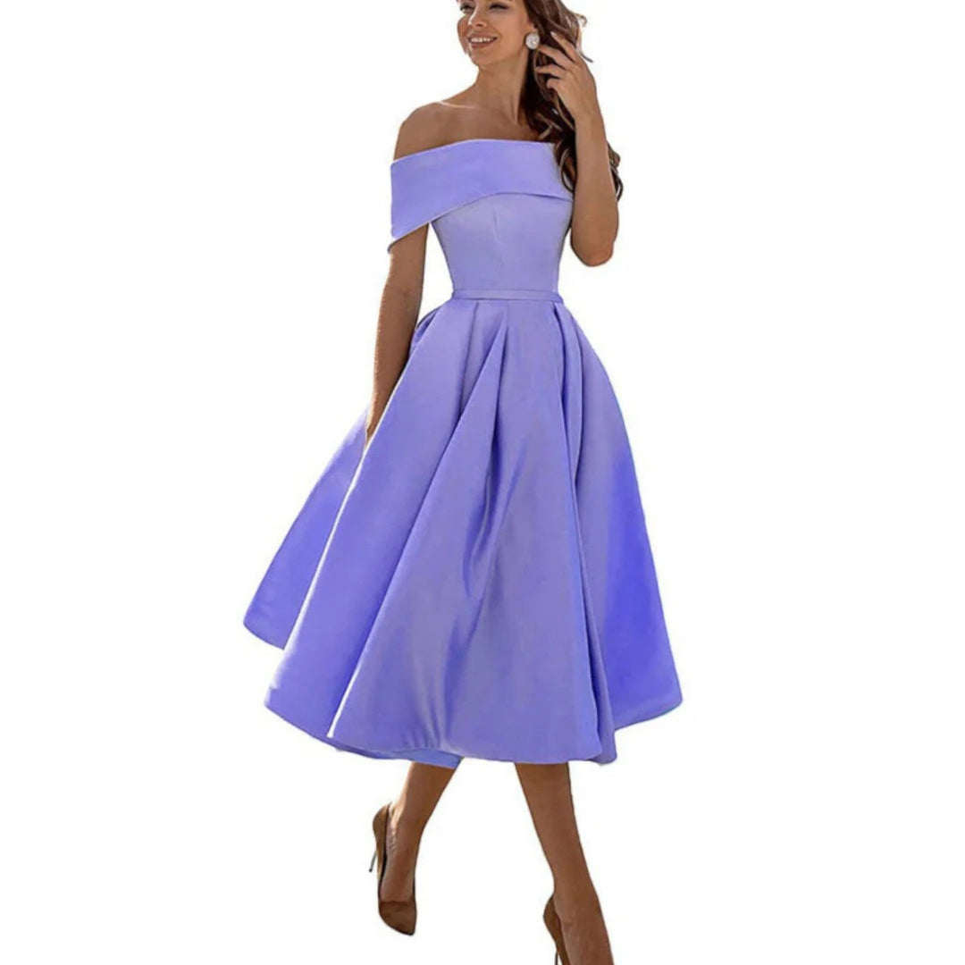 Abito midi Donna | Spalle scoperte & Linea valorizzante