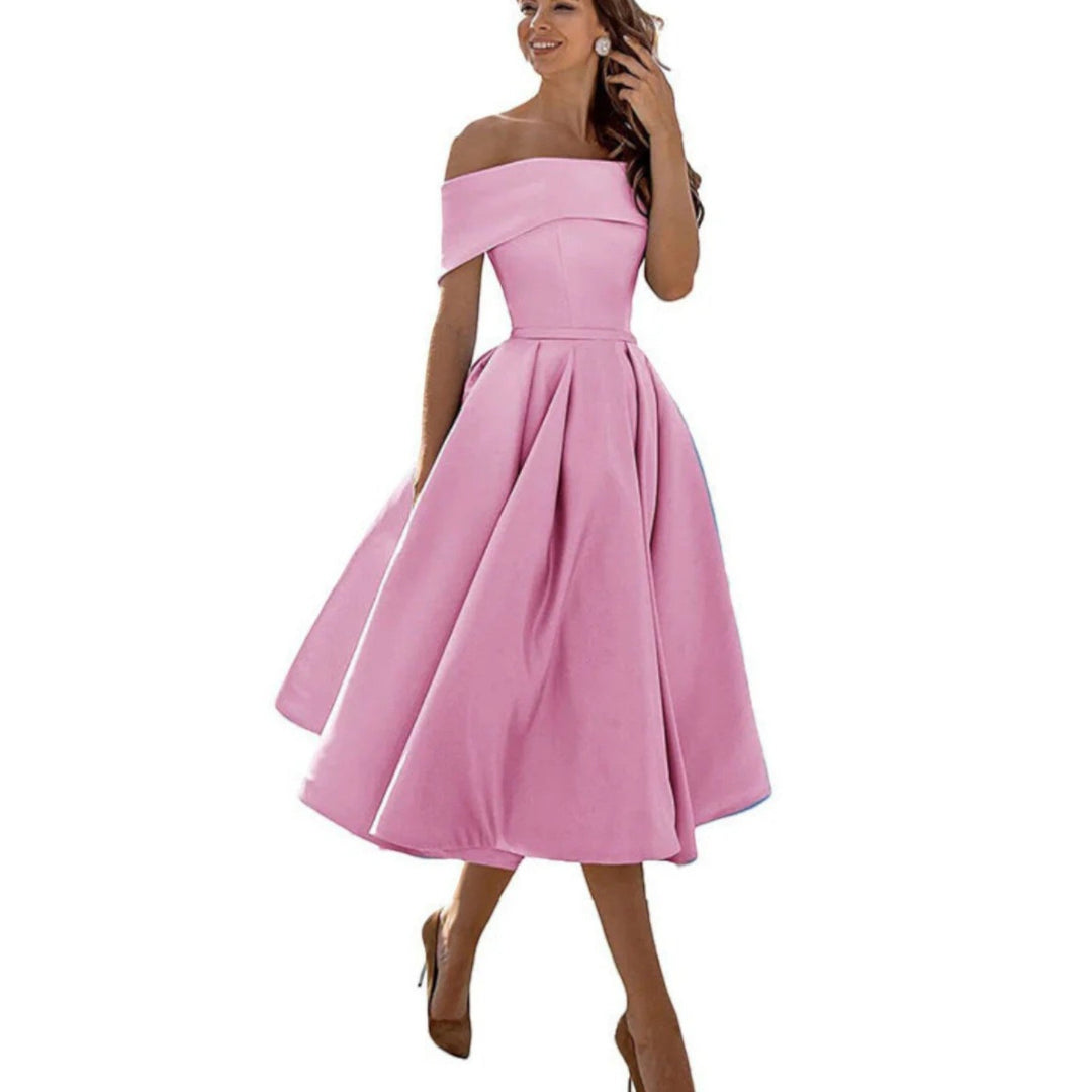Abito midi Donna | Spalle scoperte & Linea valorizzante
