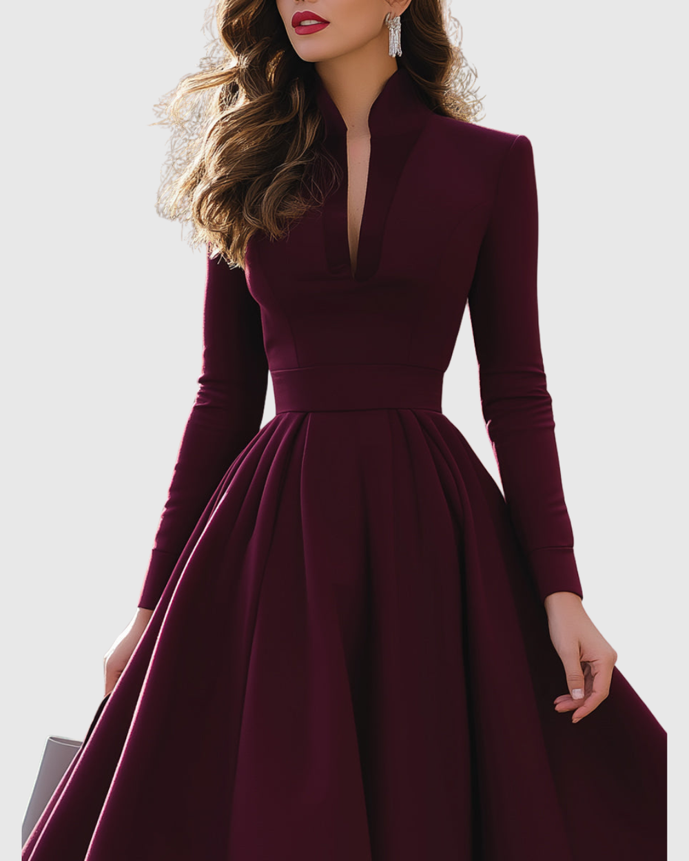 Abito midi Donna | Vita sottile & gonna svasata