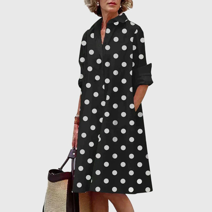 Abito midi con tasche Donna | Eleganza rilassata e praticità quotidiana