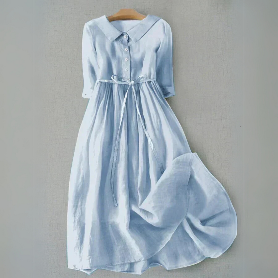 Abito Donna Elegante Casual per Estate - Vestito Minimalista e Comodo per Ogni Occasione - Abbigliamento Donna Trendy 1