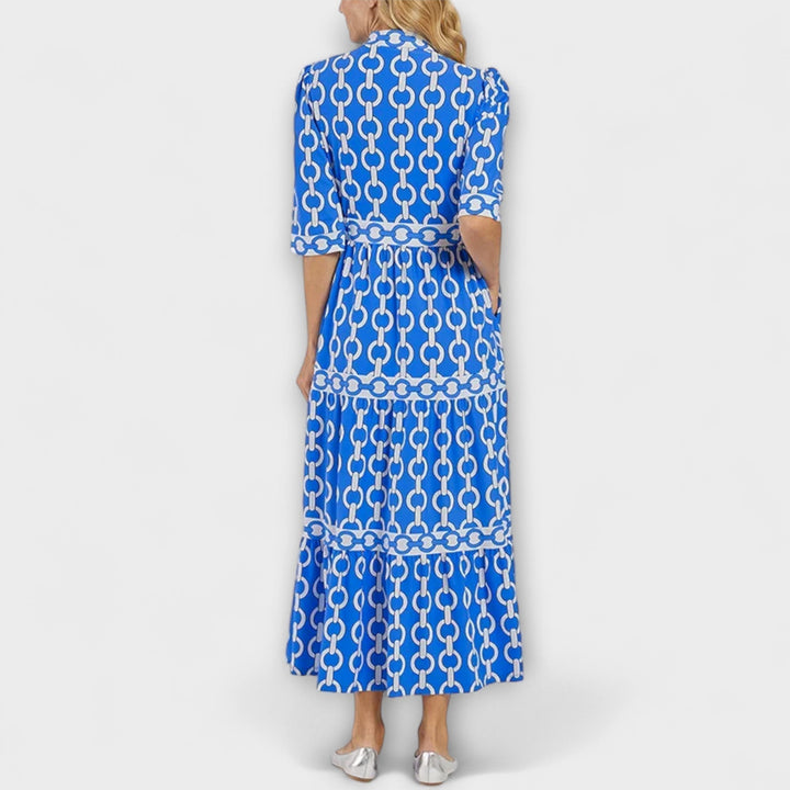 Abito Donna Midi Elegante con Maniche a Tre Quarti - Vestiti Cerimonia Donna per Ogni Occasione 7