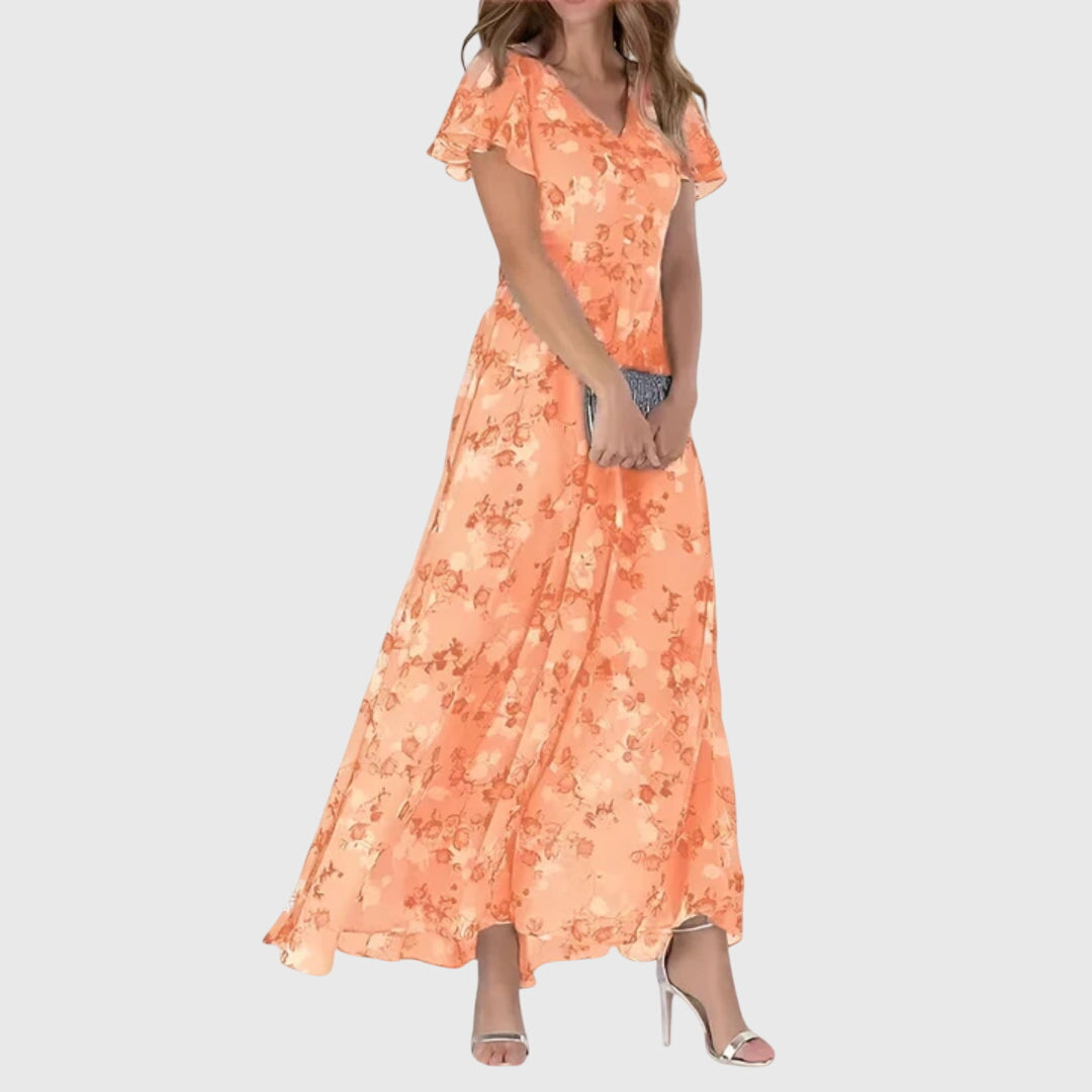 Abito Maxi Donna Estivo Tessuto Leggero Vestibilità Comoda - Vesarelli