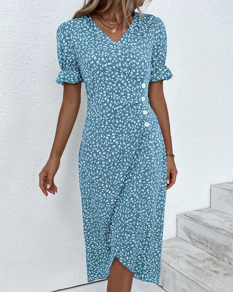Abito Estivo Donna con Scollo a V - Elegante e Versatile per Occasioni Estive - Vestiti Estivi Donna 8