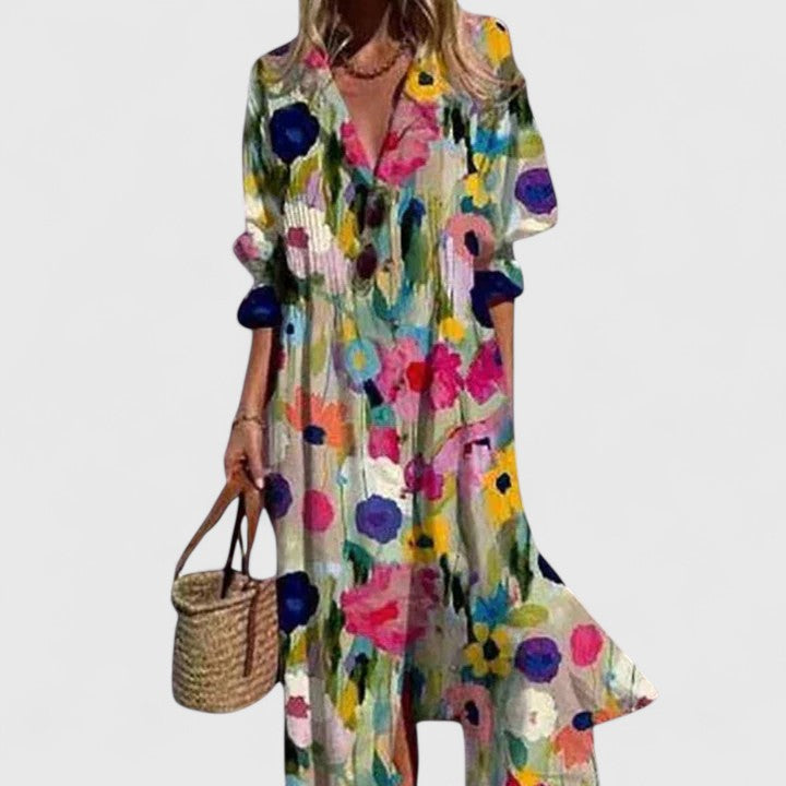Abito Maxi Boho Elegante Donna - Vestiti Estivi e Abiti Lunghi Estivi per Look Estivi Unici e Confortevoli 2