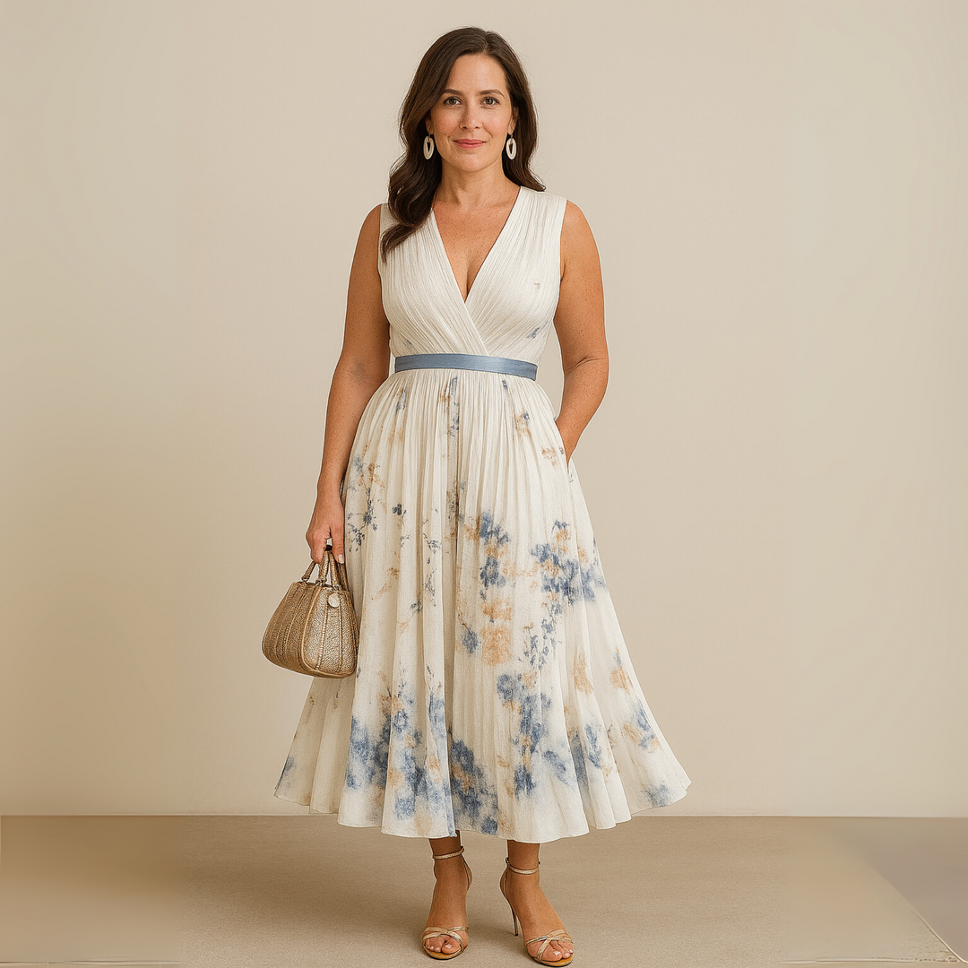 Abito Maxi Estivo Senza Maniche con Scollo a V per Donne - Vestiti Estivi Donna Eleganti e Comodi, Perfetti per Ogni Occasione Estiva 6