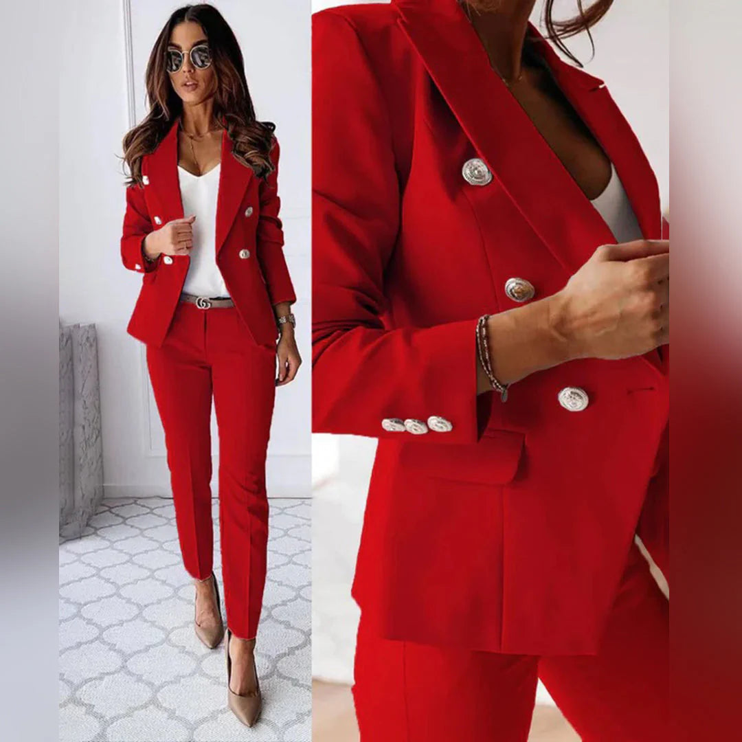 Abito Due Pezzi Donna Tessuto Leggero Vestibilità Comoda - Vesarelli