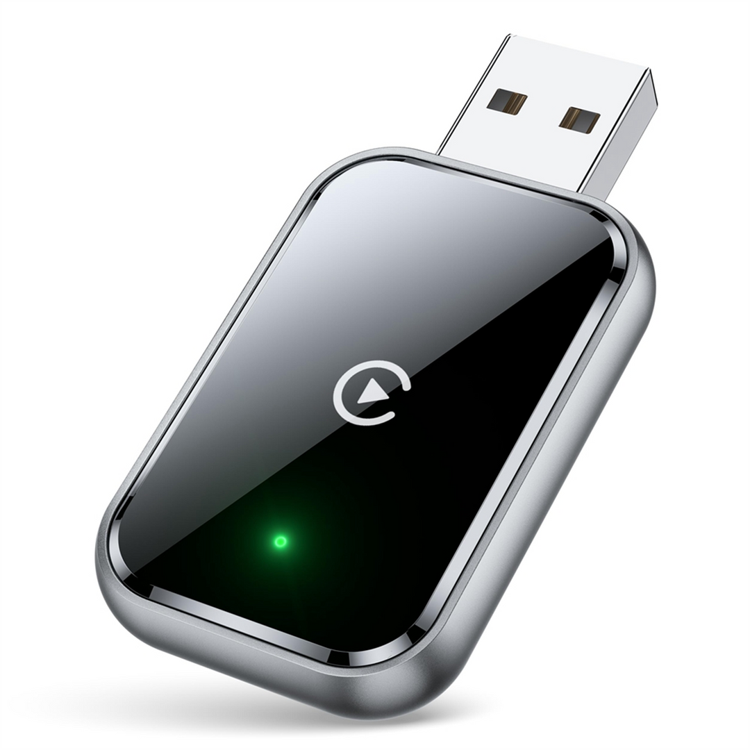 Adattatore Wireless CarPlay Convertitore USB e USB-C Portatile - Vesarelli
