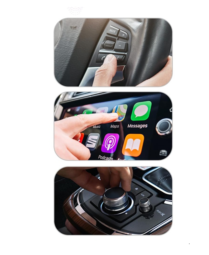 Adattatore Wireless CarPlay – Convertitore Mini USB e USB-C da connessione cablata a wireless 1