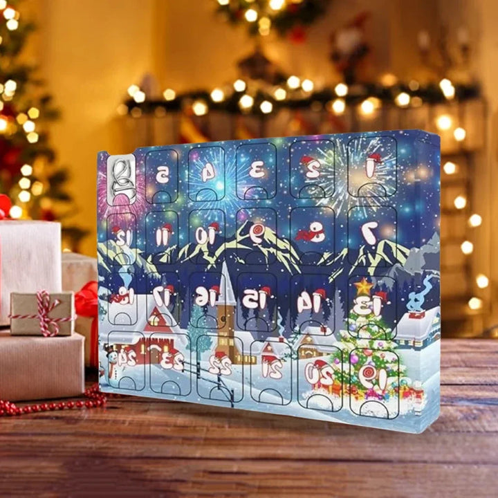 Calendario Avvento Educativo con Puzzle in Metallo e Rompicapo - Vesarelli