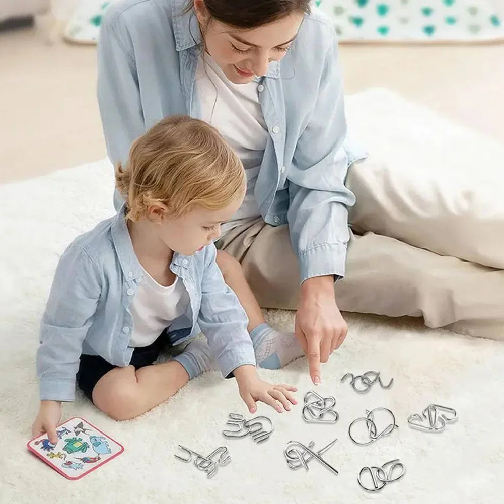 AdventPuzzle | Calendario dell'Avvento educativo con puzzle in metallo e 24 rompicapo 3