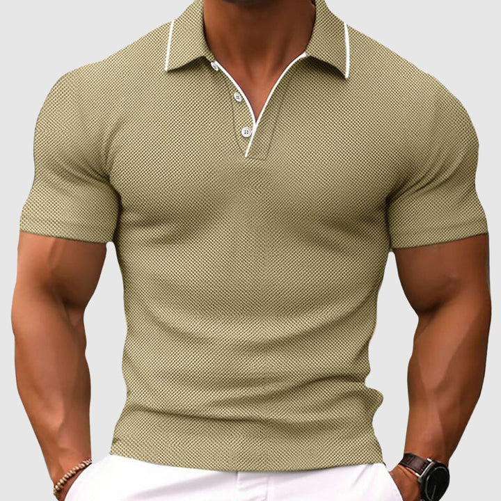 Polo Uomo in Maglia Tessuto Knit Classica