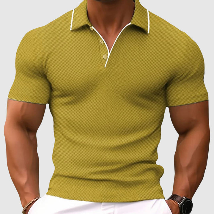 Polo Uomo in Maglia Tessuto Knit Classica