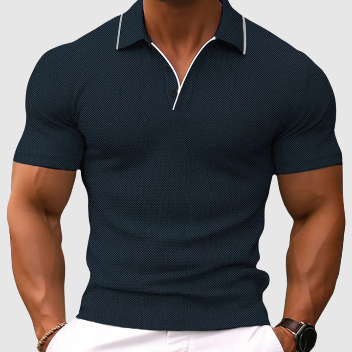 Polo Uomo in Maglia Tessuto Knit Classica