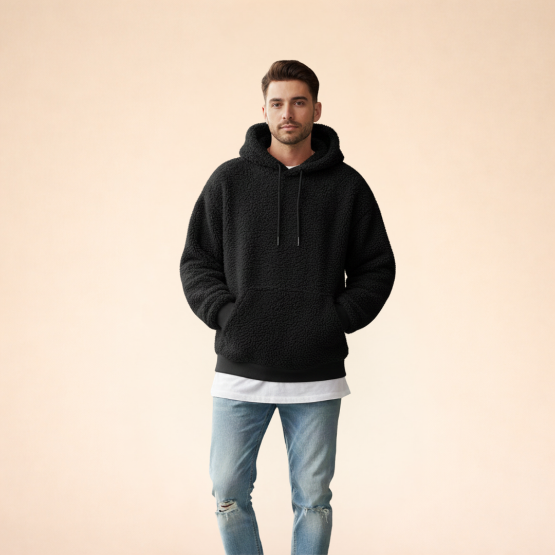 Felpa Uomo con Cappuccio Classica e Comoda - Vesarelli