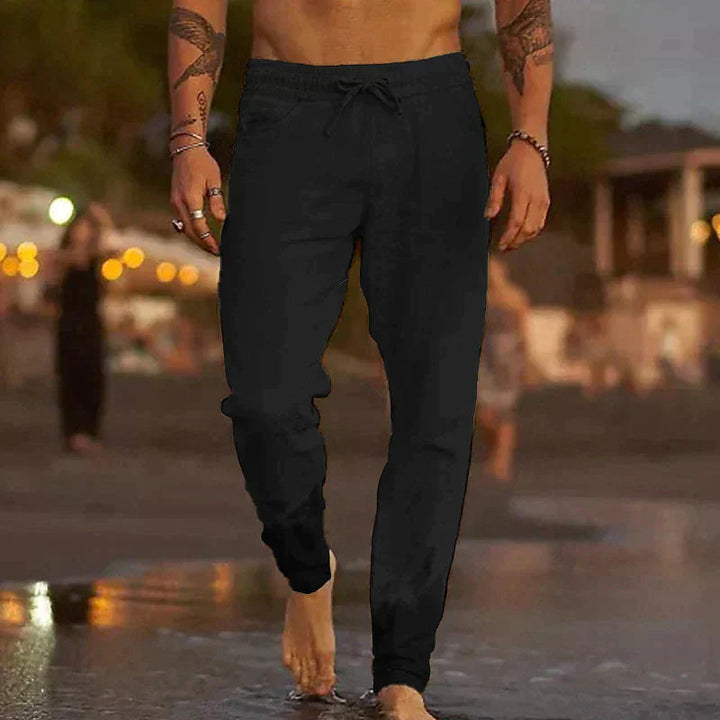 Alvito | Pantaloni Jogger Rilassati Comodi Nero