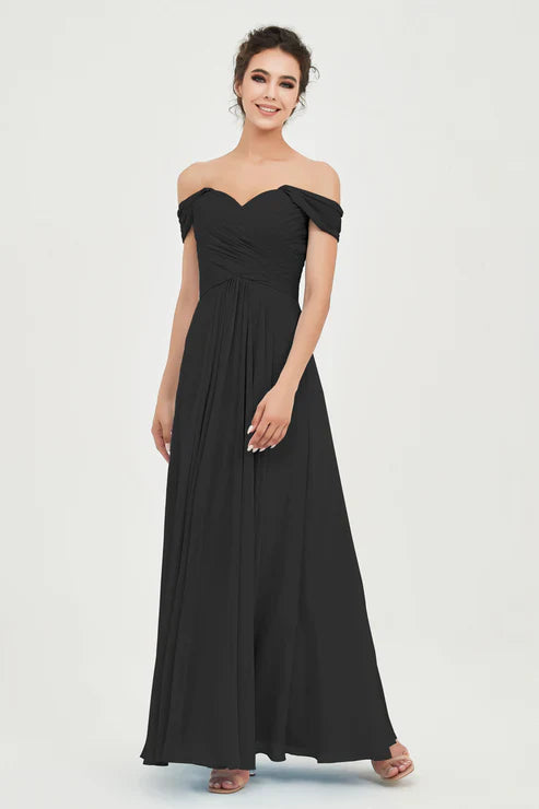 Abito Maxi Donna Spalle Scoperte Stile Sofisticato