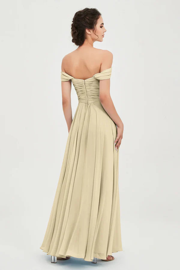 Abito Maxi Donna Spalle Scoperte Stile Sofisticato
