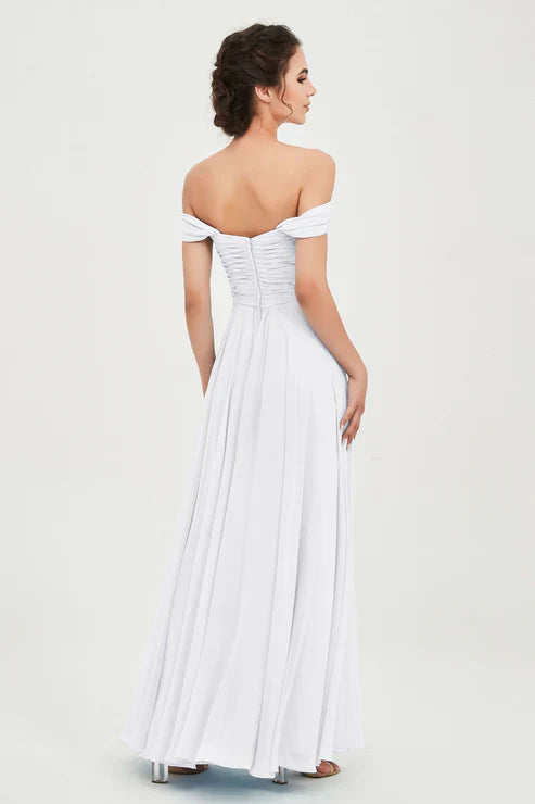 Abito Maxi Donna Spalle Scoperte Stile Sofisticato