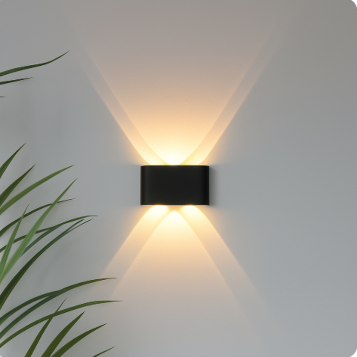 Applique moderna per interni ed esterni – Apparecchio LED minimalista 4