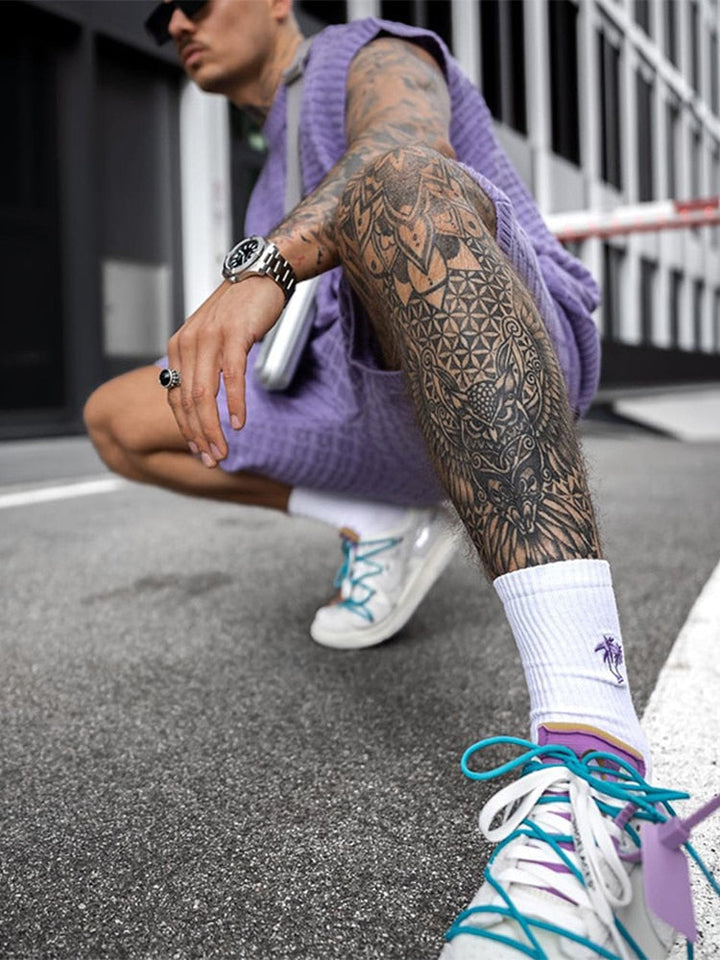 Completo Estivo Uomo Maglia Cotone Shorts Comodi