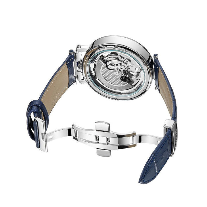Aurelio | Elegante Orologio Uomo Scheletrato Automatico con Cinturino in Pelle 7