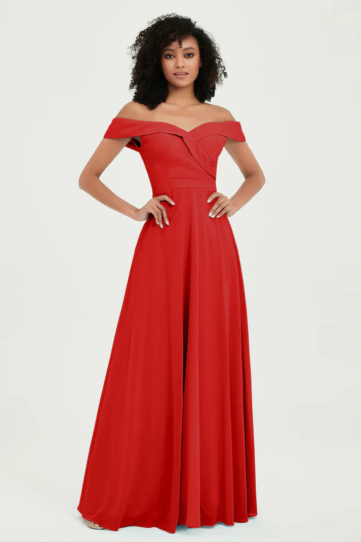 Abito Cerimonia Donna Spalle Scoperte Elegante