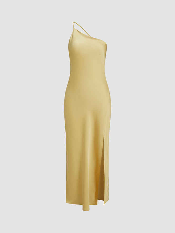 Abito Lungo Donna Schiena Scoperta Spacco Elegante