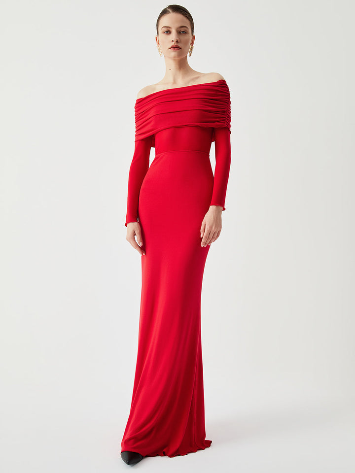Abito Cerimonia Donna in Mesh Trasparente Elegante