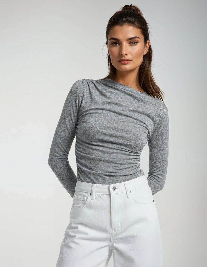 Camicetta Donna Elasticizzata Casual Morbido - Vesarelli