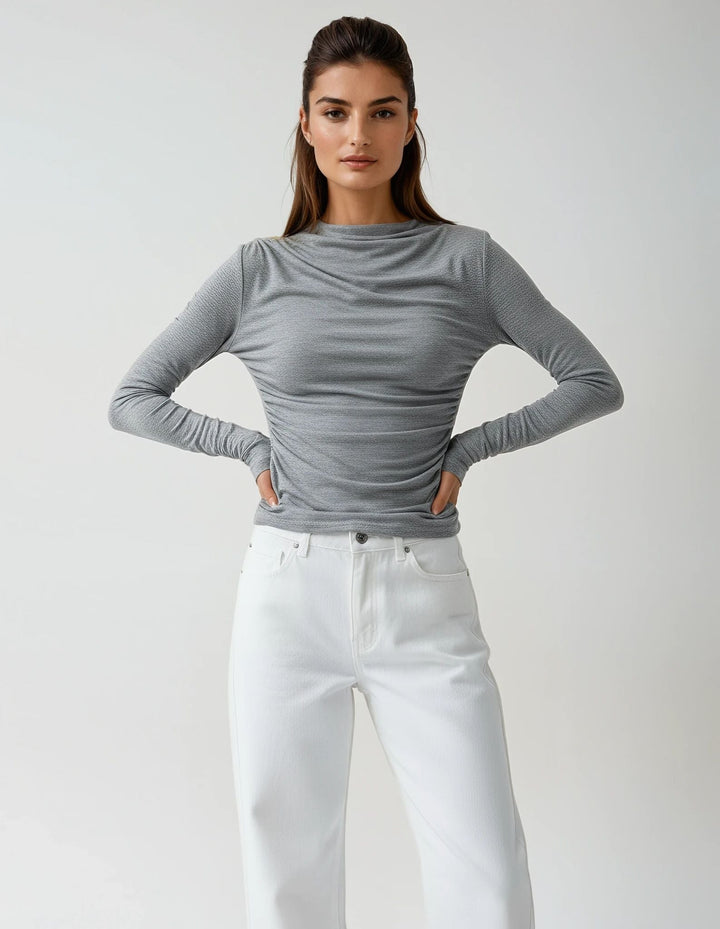 Camicetta Donna Elasticizzata Casual Morbido