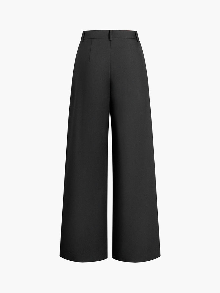 Pantaloni Palazzo Donna Vita Alta Ampia