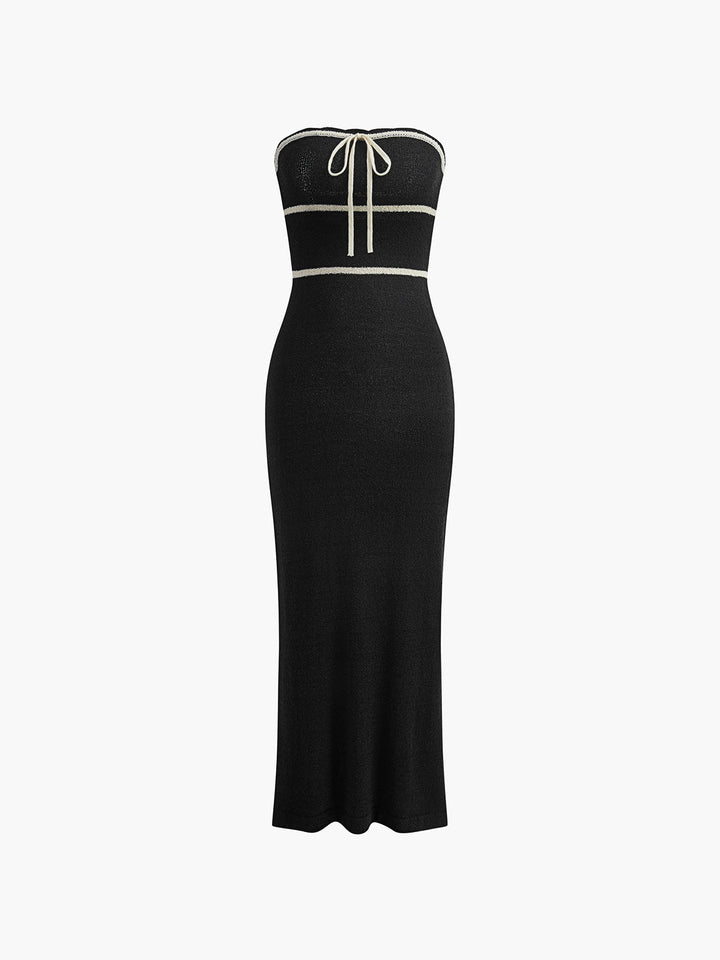 Abito Tubino Donna in Bouclé Vestibilità Midi Elegante