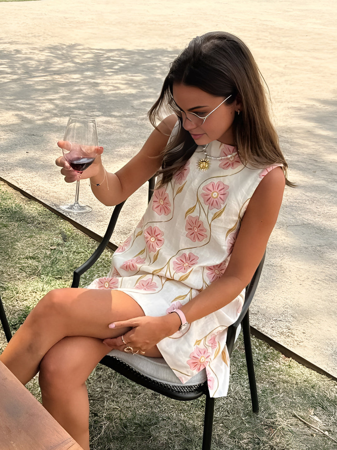 Abito Mini Donna Floreale Estivo Elegante