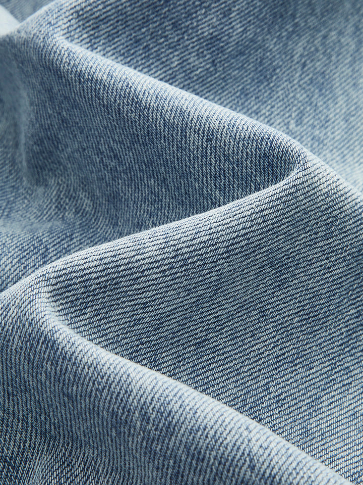 Jeans Donna Gamba Larga Vestibilità Elegante