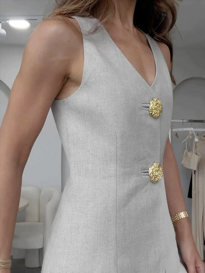 Set Estivo Donna Due Pezzi Elegante Vestibilità Comoda