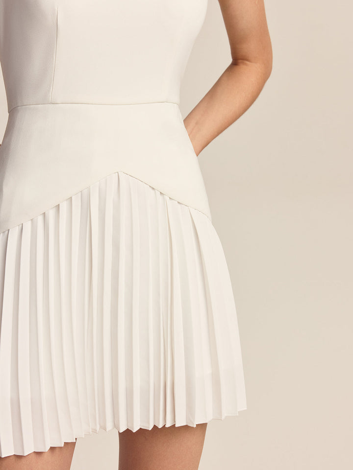 Abito Cerimonia Mini Donna Elegante Svasato