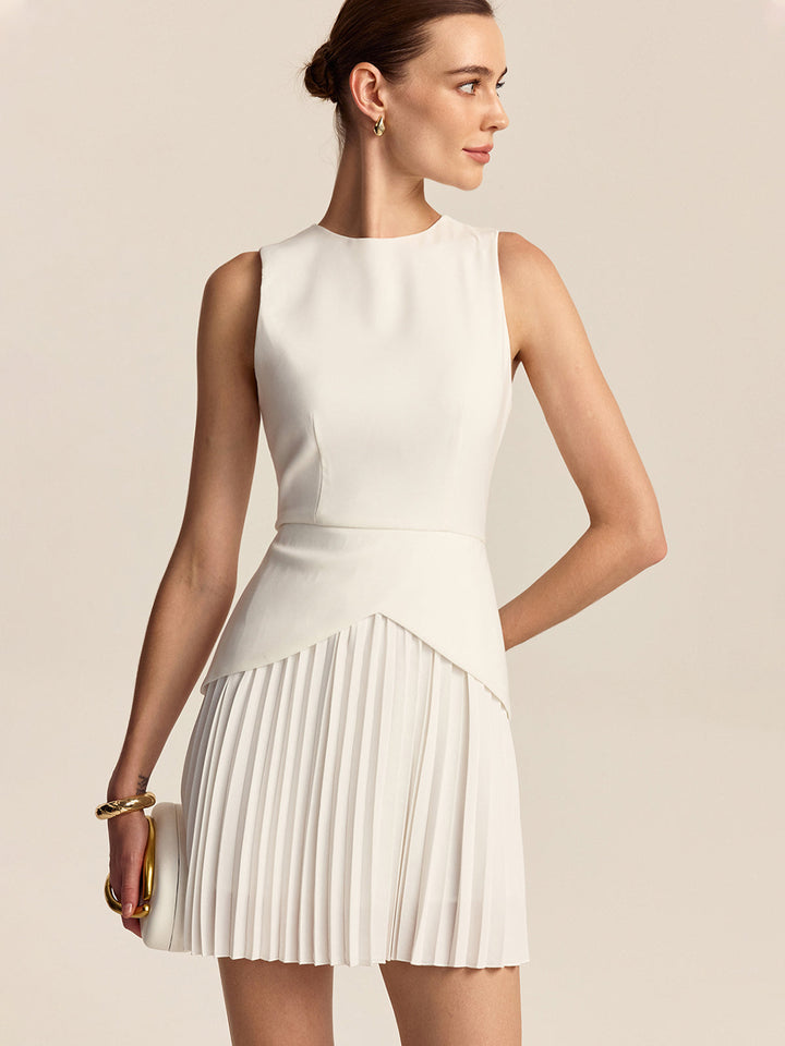 Abito Cerimonia Mini Donna Elegante Svasato