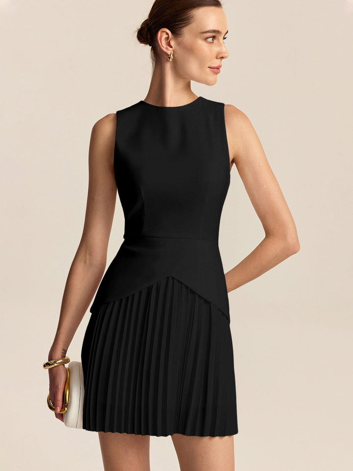 Abito Cerimonia Mini Donna Elegante Svasato
